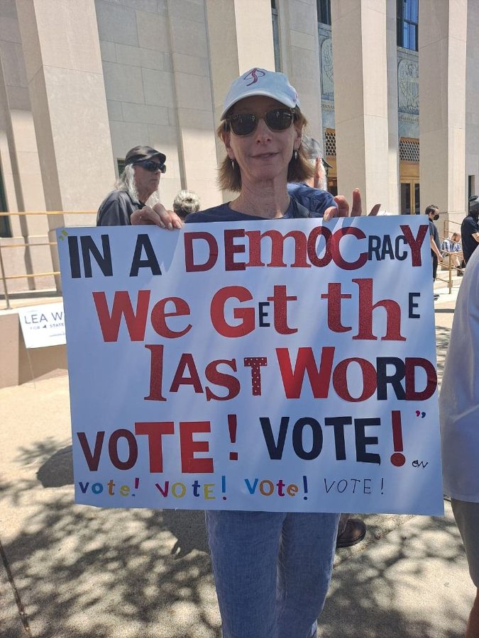 Indivisible Binghamton chapter members in action, 2022